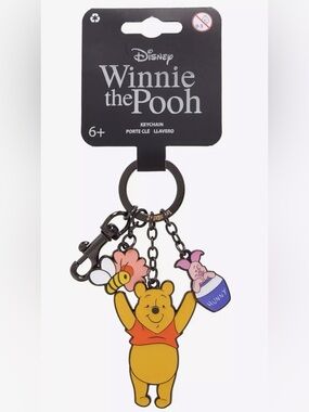 NWT Loungefly Disney Winnie the Pooh Piglet & Pooh Keycharm BoxLunch Exclusive